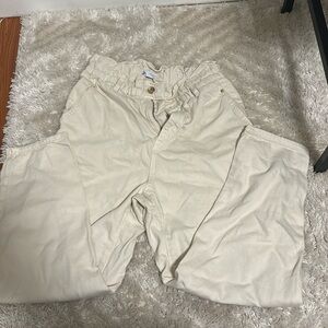 Cream Zara Pants